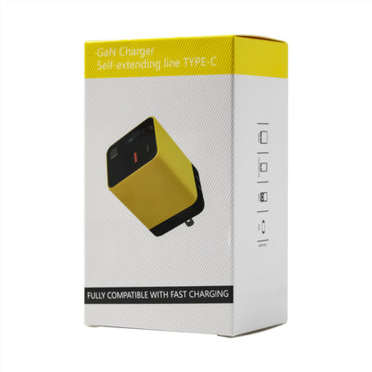 Elmwood™ Smart Charger - 80W GaN Multi-Port PD • Retractable Cable