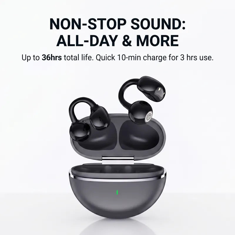 Elmwood™ AuraClip Open-Ear Earbuds