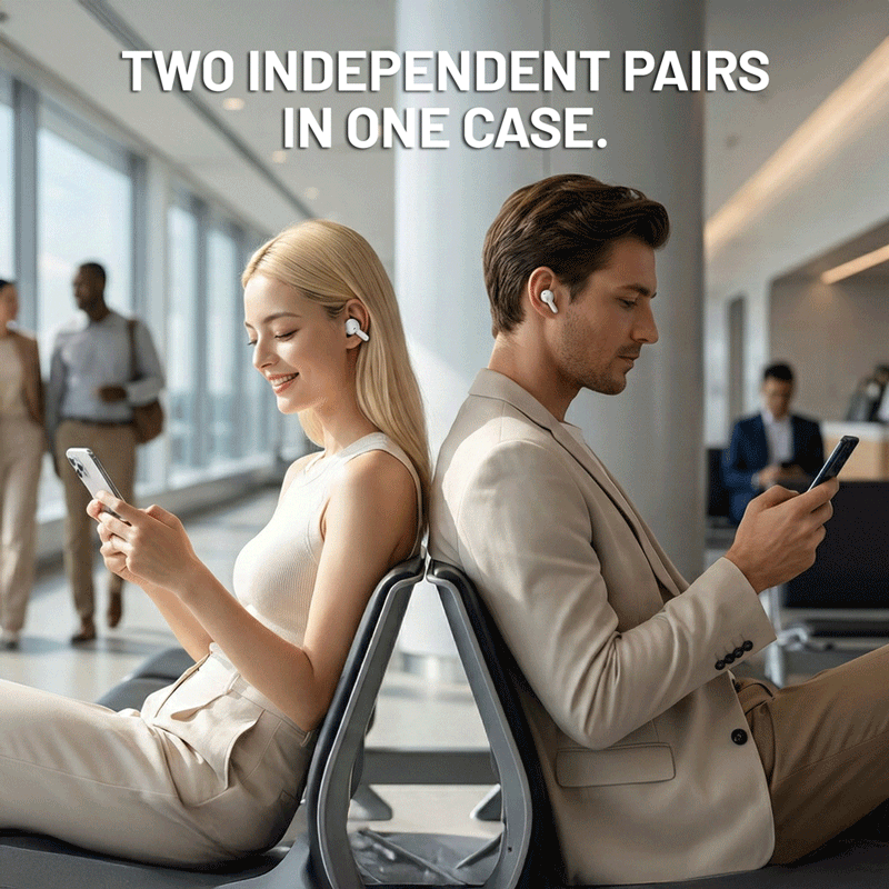 Elmwood™ 2-in-1 Hybrid Bluetooth Earbuds